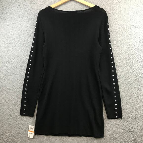 New International Concepts Black Silver Studded Dress SZ small - Picture 2 of 11